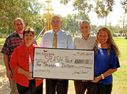 Kiwanis Splash Pad Donation